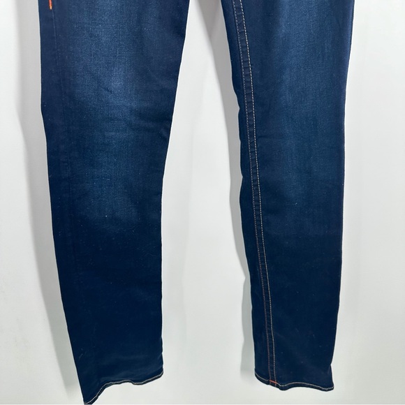 True Religion Billie Mid Rise Straight Dark Wash Jeans - Picture 4 of 9